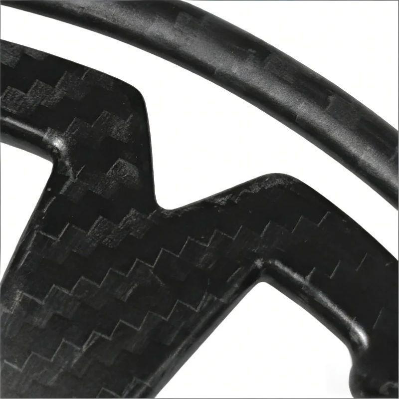 Front T Logo Overlay Carbon Fiber Molded for Tesla Model S 2016-2025 Secondary image