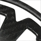 Front T Logo Overlay Carbon Fiber Molded for Tesla Model S 2016-2025