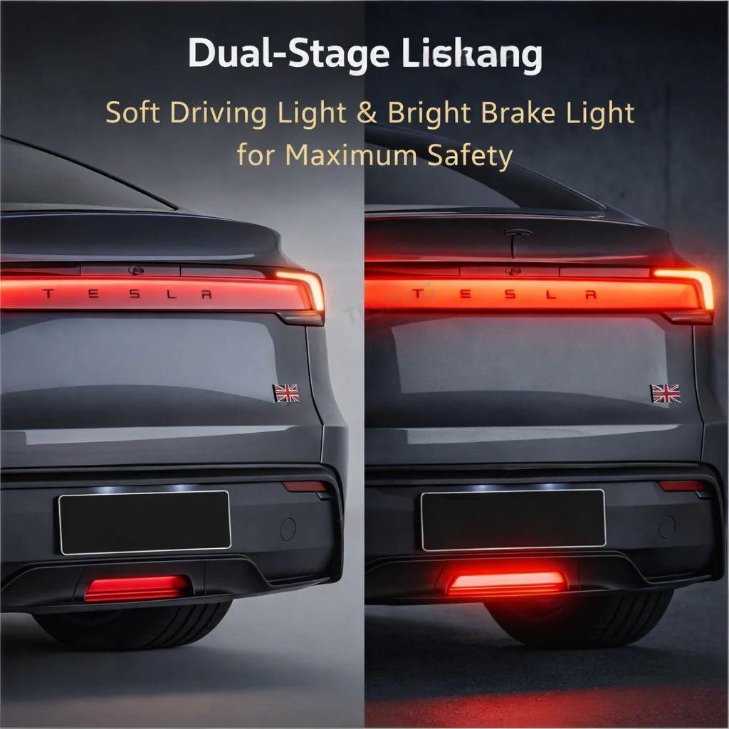 Rear Diffused Guide Light for Tesla Model Y Juniper 2025+ High Visibility Brake Light