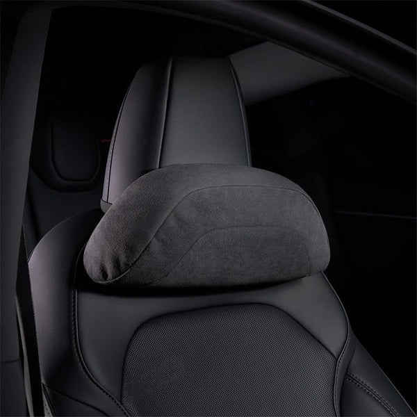 Suede Cushion and Neck Pillow for Tesla Model 3/Y/S/X