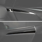 Carbon Fiber Door Panel Trim Overlay for Tesla Model S/X