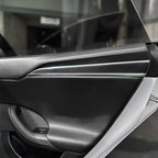 Carbon Fiber Door Panel Trim Overlay for Tesla Model S/X