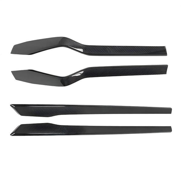 Carbon Fiber Door Panel Trim Overlay for Tesla Model S/X