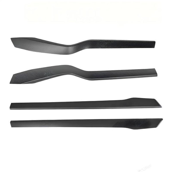 Carbon Fiber Door Panel Trim Overlay for Tesla Model S/X