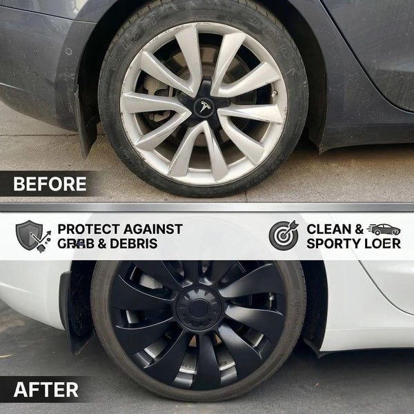 19″ Wheel Covers Hubcap Protector Kit for Tesla Model 3 – Rim Edge Guard 4pcs
