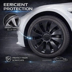 19″ Wheel Covers Hubcap Protector Kit for Tesla Model 3 – Rim Edge Guard 4pcs