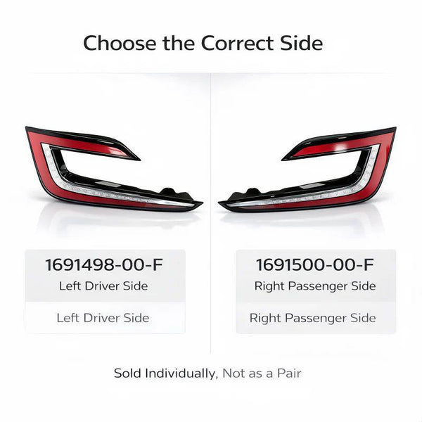 Rear Tail Light Assembly for Tesla Model 3 Highland 2024+ 1691498-00-F / 1691500-00-F