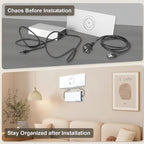 Wall Mount Kit for Starlink Gen 3 Router & Power Supply