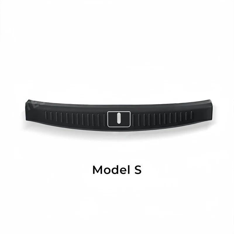 TPE Rear Trunk Door Sill Protector for Tesla Model X / S 2023-2025