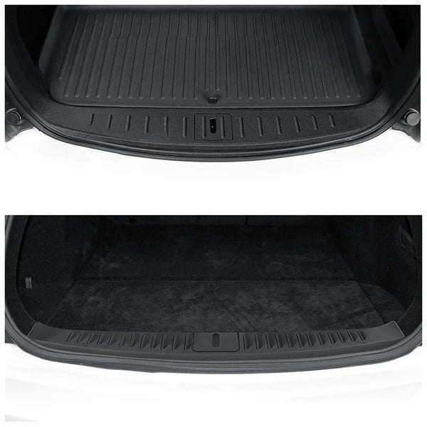 TPE Rear Trunk Door Sill Protector for Tesla Model X / S 2023-2025