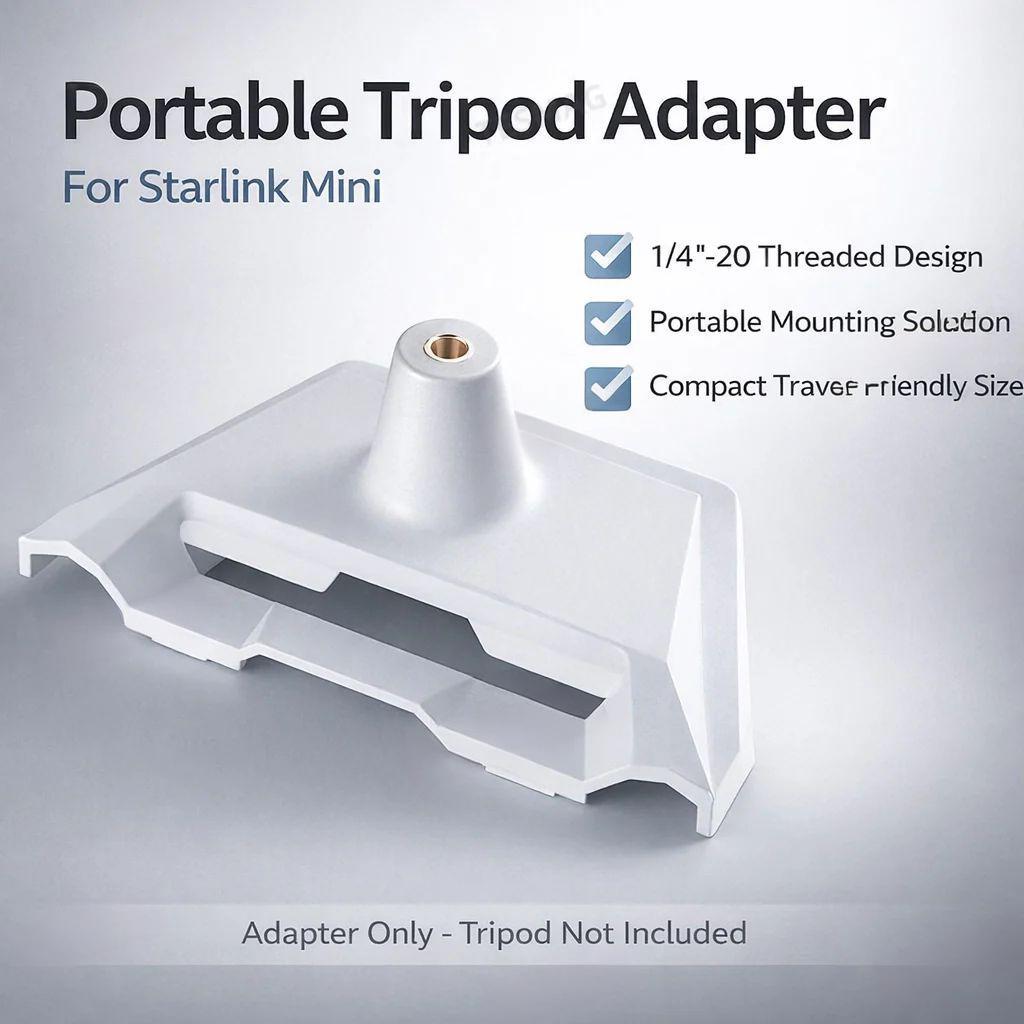 Portable Tripod Adapter for Starlink Mini Secondary image