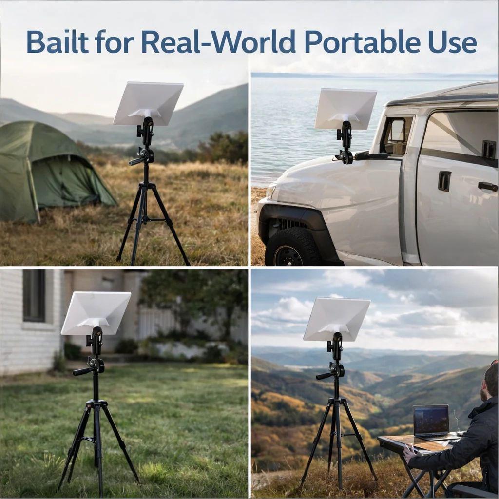 Portable Tripod Adapter for Starlink Mini