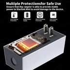 60W AC to DC Power Adapter for Starlink Mini (US/EU/UK Plug, No Cable)