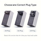 60W AC to DC Power Adapter for Starlink Mini (US/EU/UK Plug, No Cable)