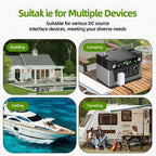 60W AC to DC Power Adapter for Starlink Mini (US/EU/UK Plug, No Cable)
