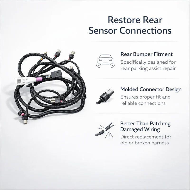 Rear Bumper Parking Sensor Wiring Harness for Tesla Model X 2016–2020 1032435-00-G Secondary image