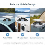 Portable Suction Mount Base for Starlink Mini