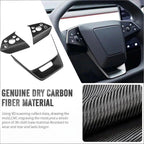 Carbon Steering Wheel Cover Kits for Tesla Cybertruck 2024+