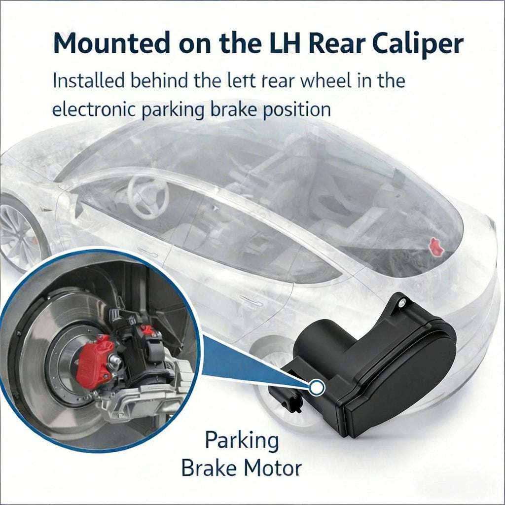 Rear Left Parking Brake Caliper Motor for Tesla Model 3 | OEM 104462300