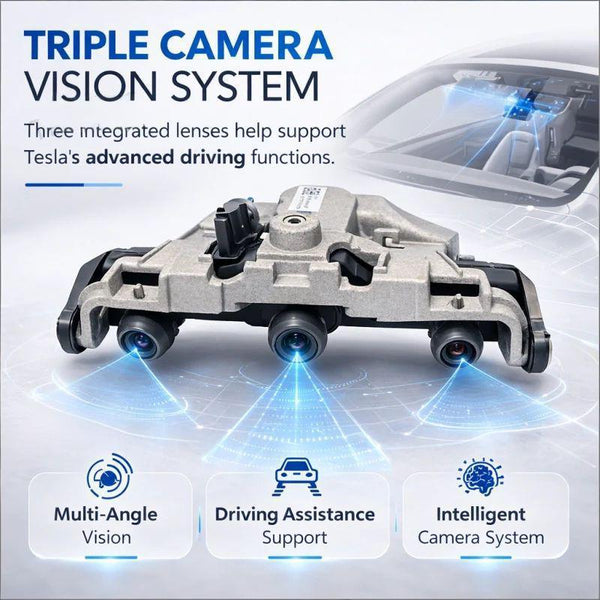 Front Windscreen Triple Camera for Tesla Model 3 / Y (1514448-01-F)