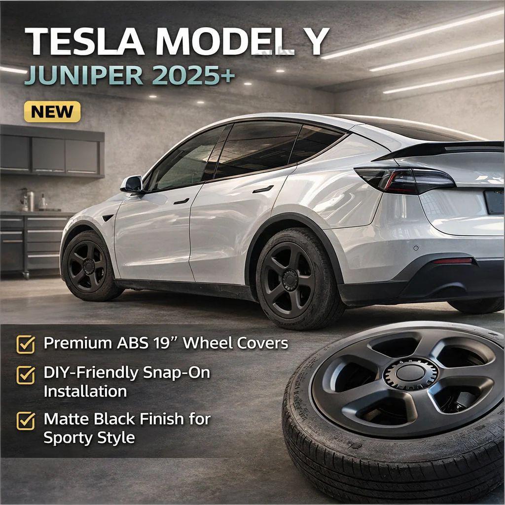 19" Wheel Covers Hubcaps for Tesla Model Y Juniper 2025+ Secondary image