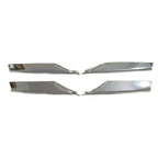Front Fog Light Frame Chrome Strip Trim for Tesla Model S 2016-2020 (1056378 1056379 1056380)