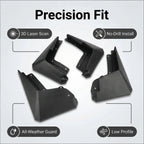 4pcs Push-on Pin Mud Flaps for Tesla Cybertruck 2024+