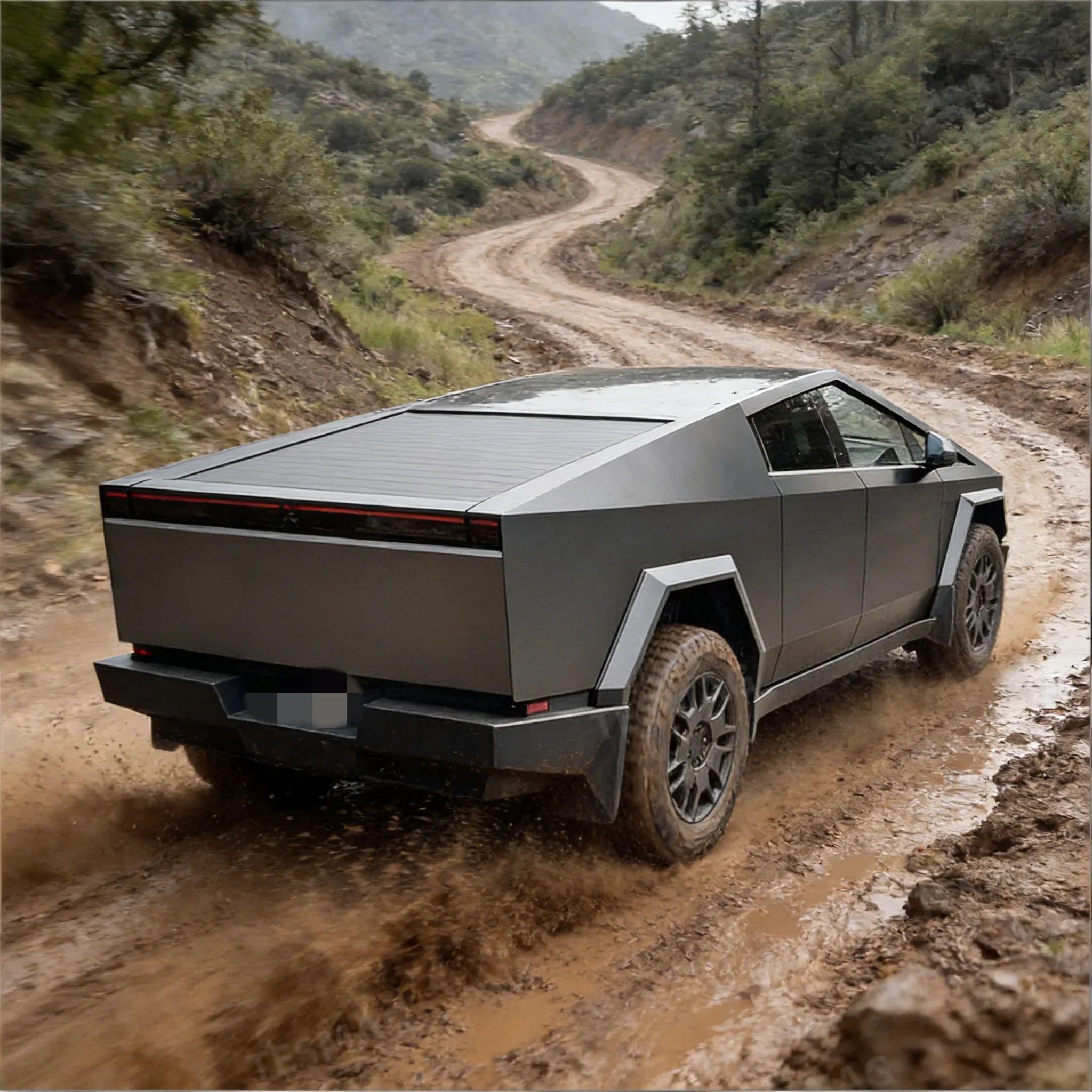 4pcs Push-on Pin Mud Flaps for Tesla Cybertruck 2024+