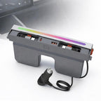 Retractable Fast Charging USB Hub Dock with Ambient Light for Tesla Model 3 Highland/Model Y Juniper