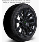 Tesla Model Y LED Floating Center Caps (4pcs)