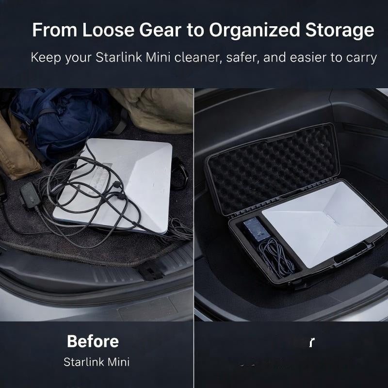 Starlink Mini Case - Sleek Protective Hard Shell Travel Bag