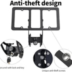 Tesla Model 3/Y Front License Plate Holder Frame With Lock
