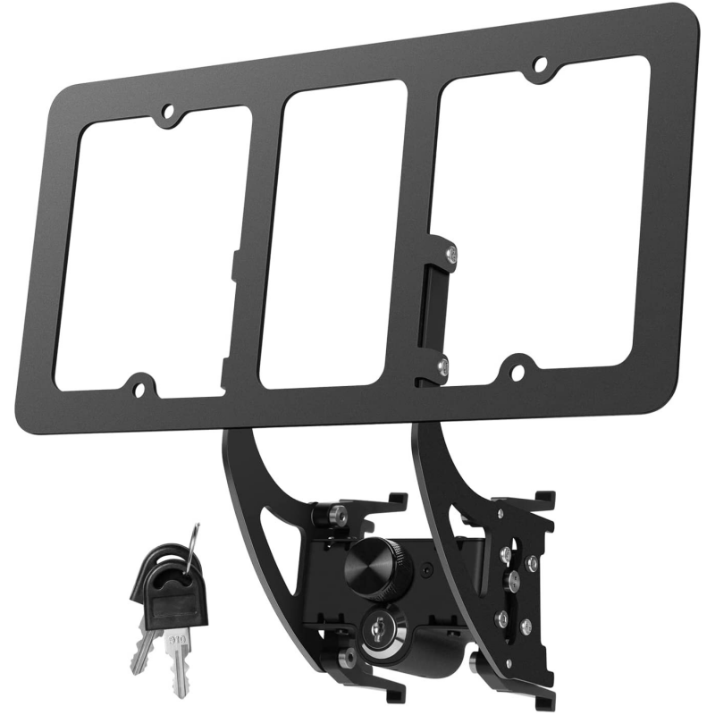Tesla Model 3/Y Front License Plate Holder Frame With Lock Main image