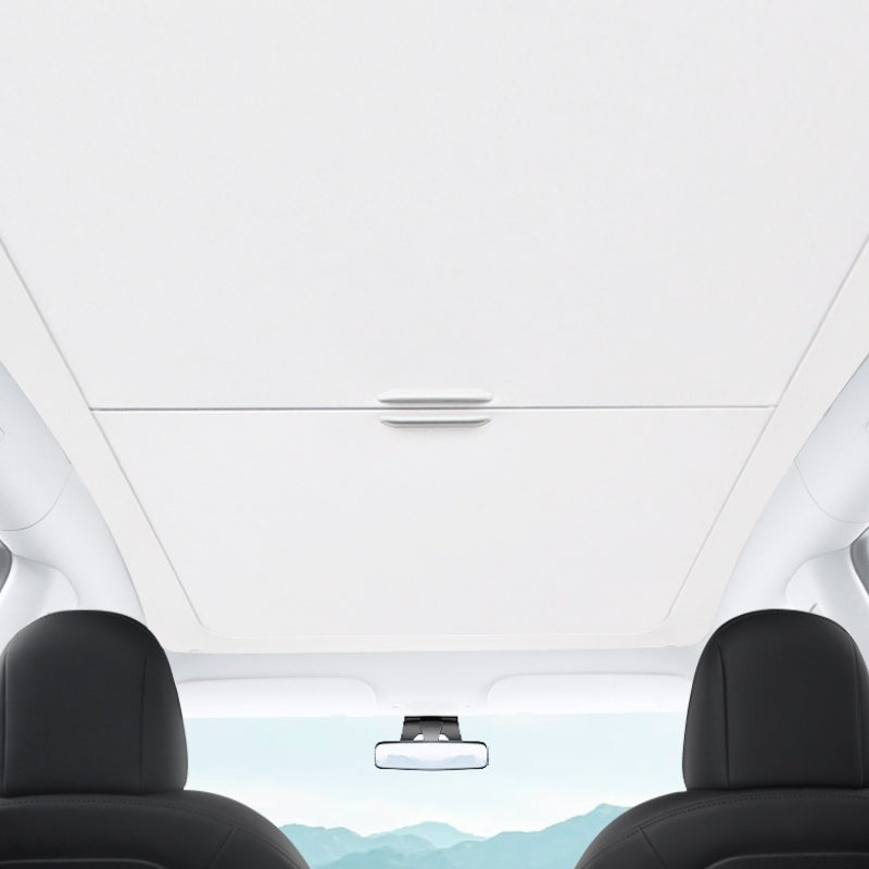 Retractable Glass Roof Sunshade for Tesla Model 3/Y/3 Highland