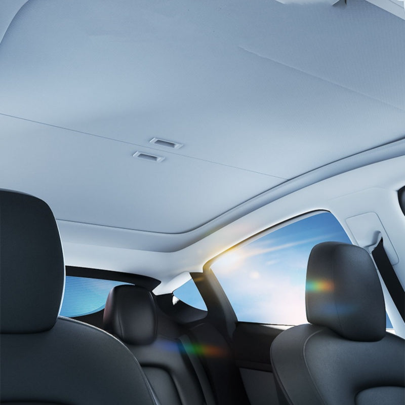 Retractable Glass Roof Sunshade for Tesla Model 3/Y/3 Highland