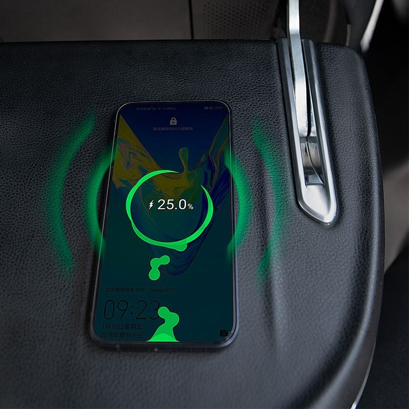 Seatback Foldable Table with Wireless Charging for Tesla Model 3/Y