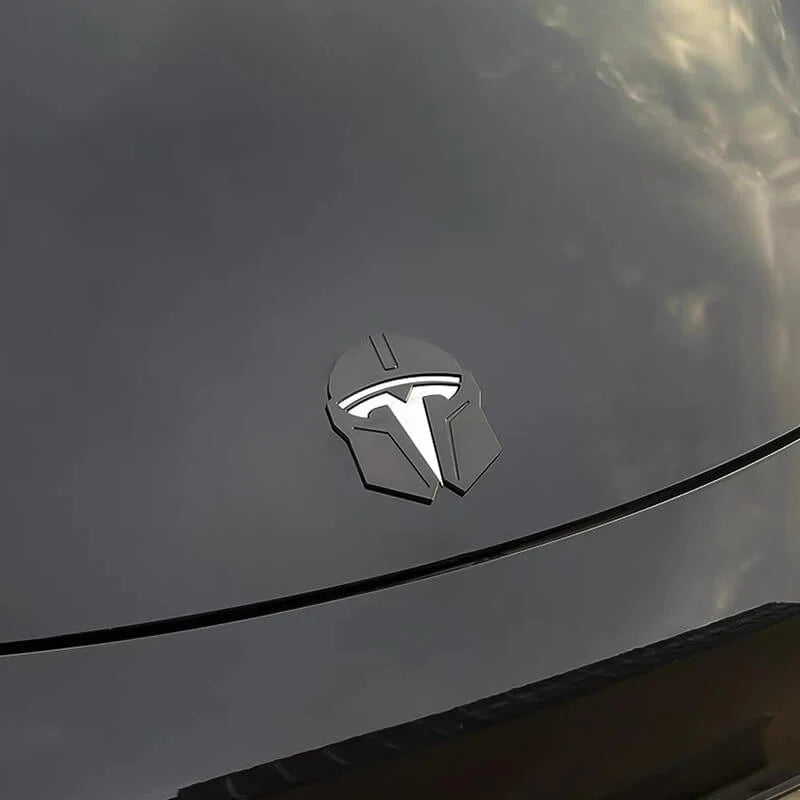 Tesla Model 3/Y Mandalorian Logo Decoration Sticker Secondary image