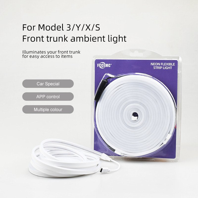 Model S/3/X/Y Frunk LED Bluetooth RGB Lighting Kit