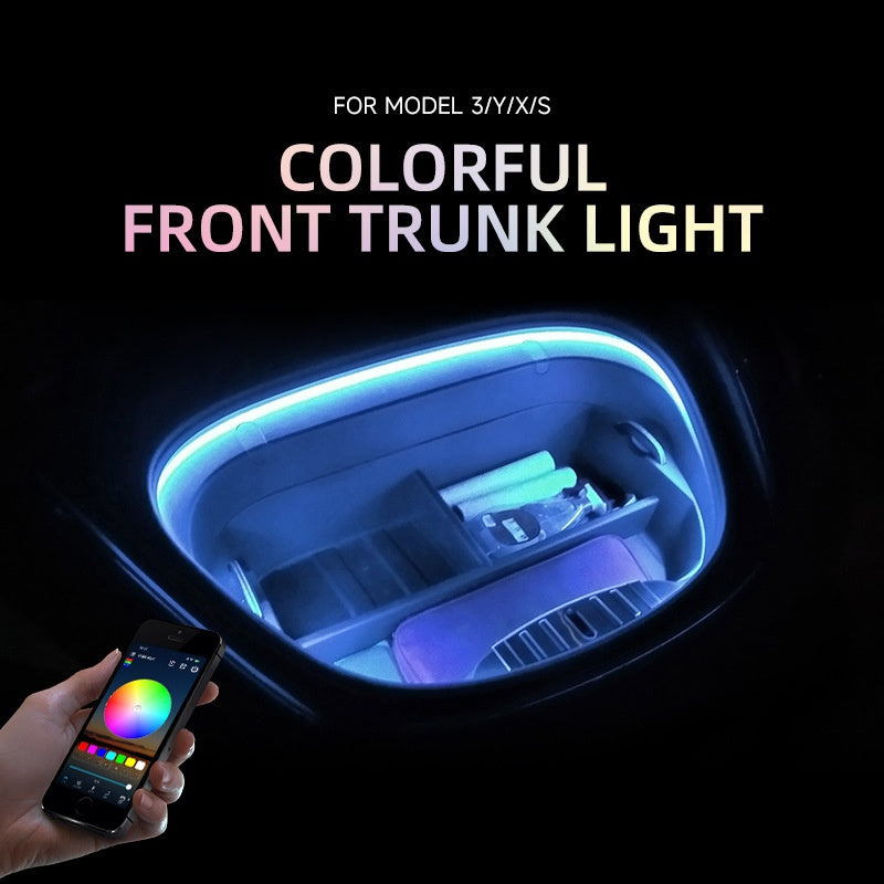 Model S/3/X/Y Frunk LED Bluetooth RGB Lighting Kit