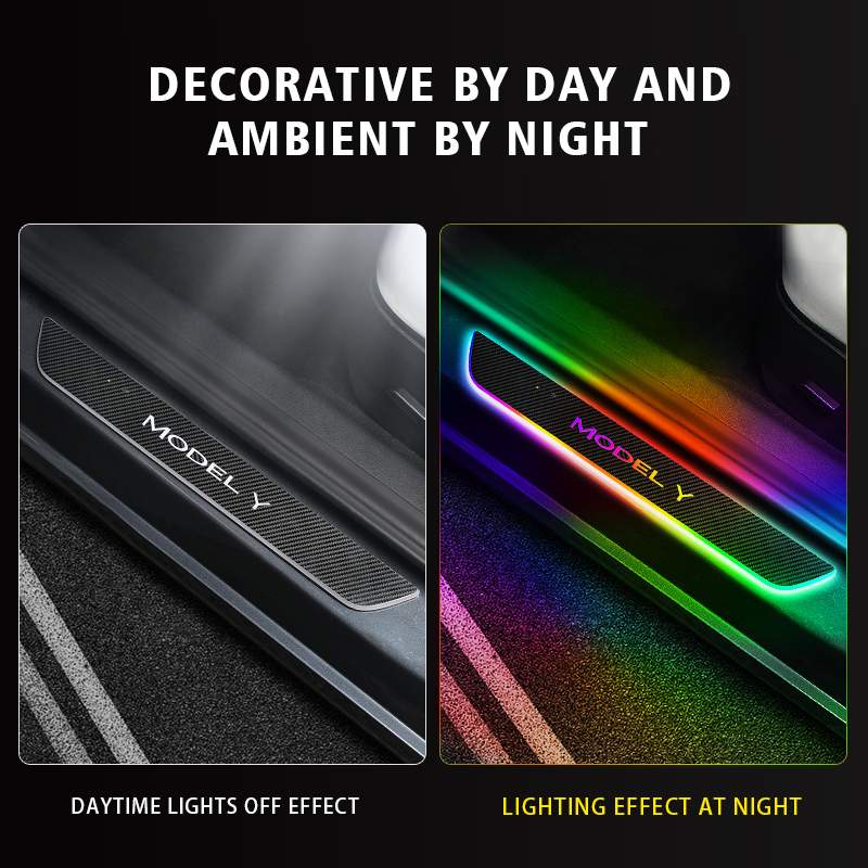 LED light threshold protector for Tesla Model 3/Y