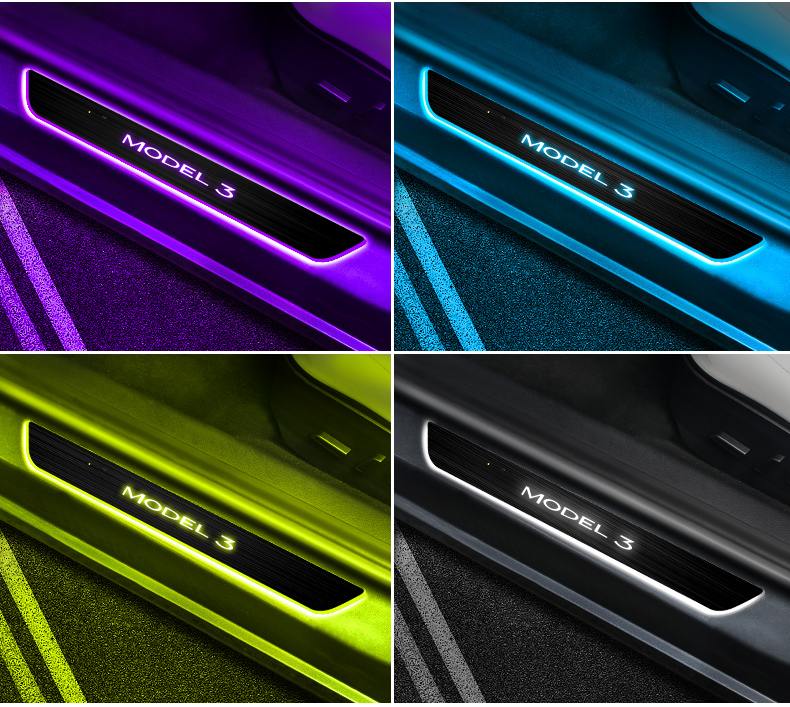 LED light threshold protector for Tesla Model 3/Y