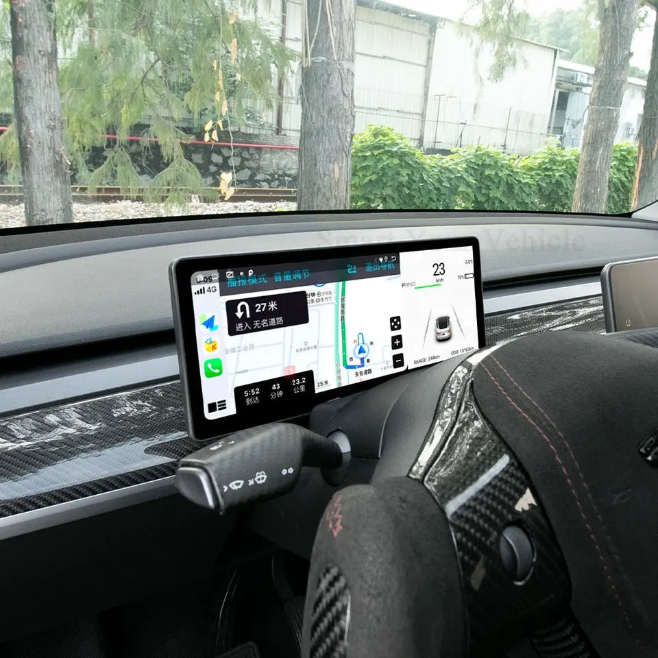 10.25 Inch Hud 4G Android Tesla Model 3 / Y LCD Instrument Dashboard Display