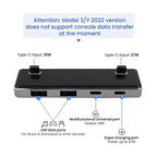 Center console armrest box and back seat USB hub for Tesla Model 3/Y