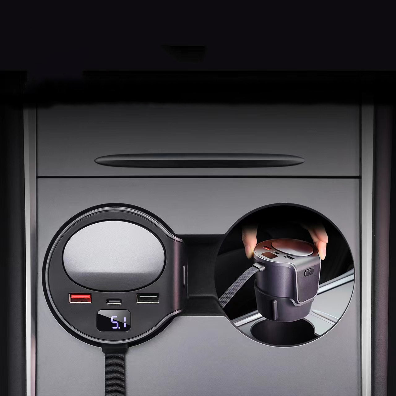 Model 3/Y 65W Fast Charging HUB Docking Station