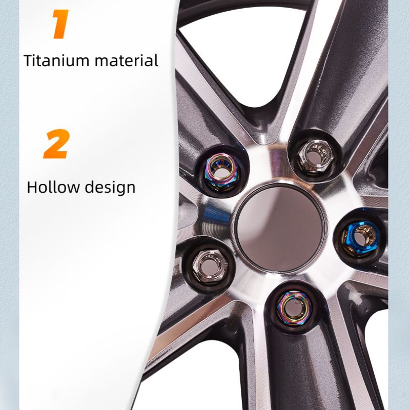 Titanium Forging Nuts Suitable For Tesla Model 3/Y（2019-2024）