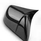 Tesla Model 3 Mirror Cover in the Shape of a Bullhorn