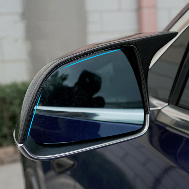Tesla Model Y Mirror Cover in the Shape of a Bullhorn（2019-2024）