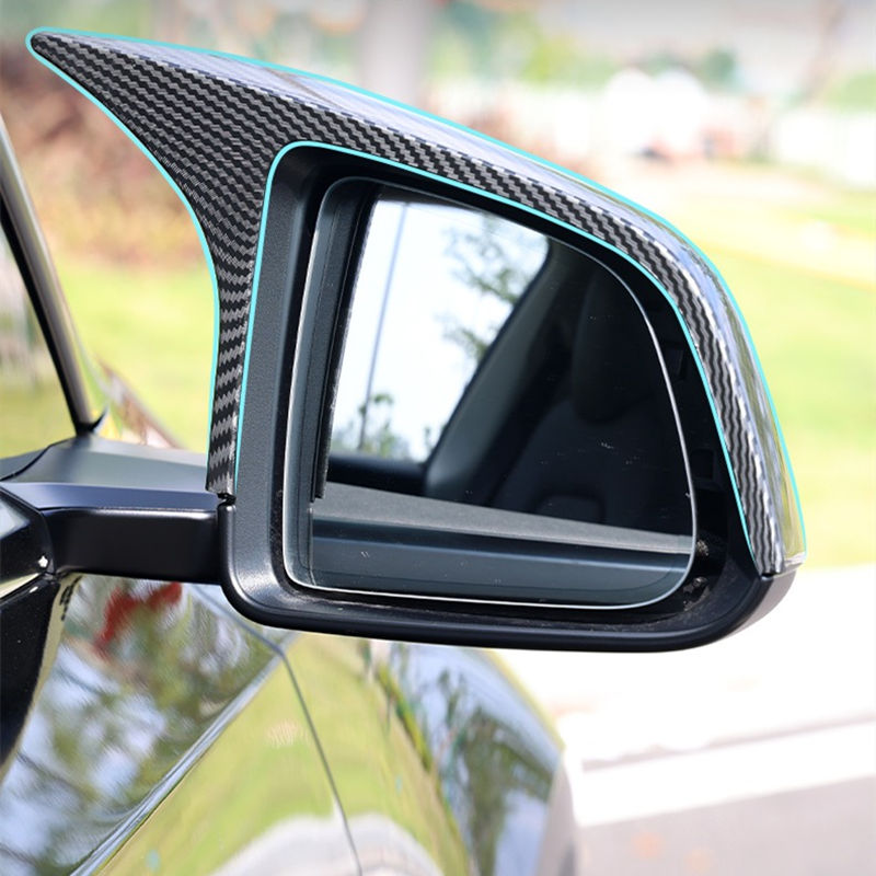 Tesla Model Y Mirror Cover in the Shape of a Bullhorn（2019-2024）