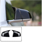 Tesla Model 3 Mirror Cover in the Shape of a Bullhorn