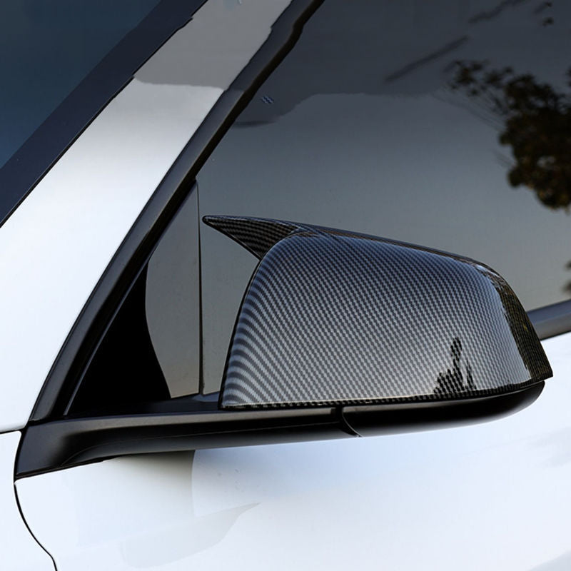Tesla Model Y Mirror Cover in the Shape of a Bullhorn（2019-2024）